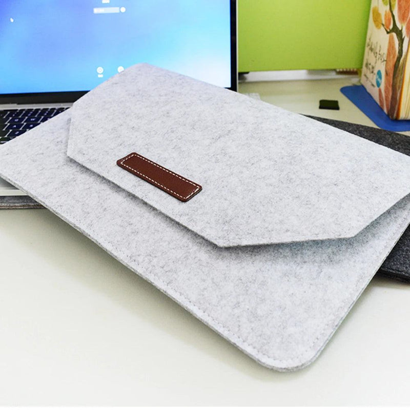 Soft Sleeve Laptop Bag For Macbook Air Pro Retina 11 12 13 14 15 inch Notebook Tablet Case Cover For HP Dell Macbook With Gift - PST PS Tradings