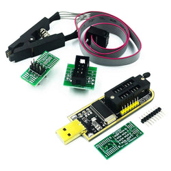 SOIC8 SOP8 Test Clip For EEPROM 93CXX / 25CXX / 24CXX + CH341 24 25 Series EEPROM Flash BIOS USB Programmer Module - PST PS Tradings  PST PS Tradings