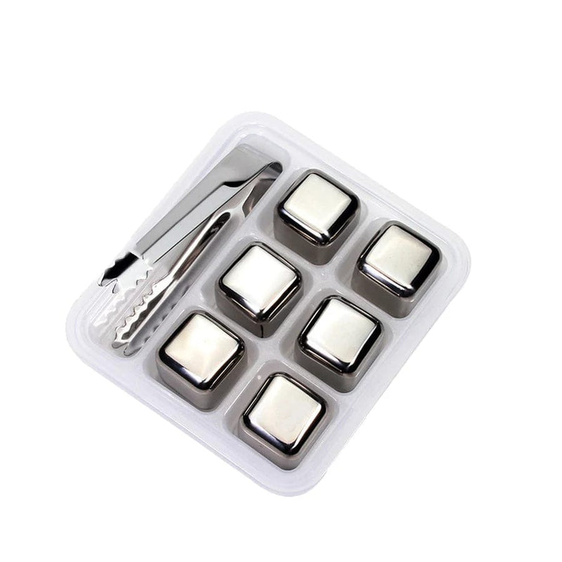 Stainless Steel Ice Cubes, Reusable Chilling Stones for Whiskey Wine, Keep Your Drink Cold Longer, SGS Test Pass - PST PS Tradings