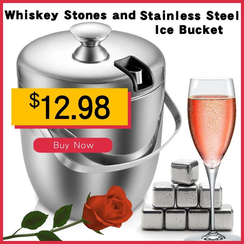 Stainless Steel Ice Cubes, Reusable Chilling Stones for Whiskey Wine, Keep Your Drink Cold Longer, SGS Test Pass - PST PS Tradings