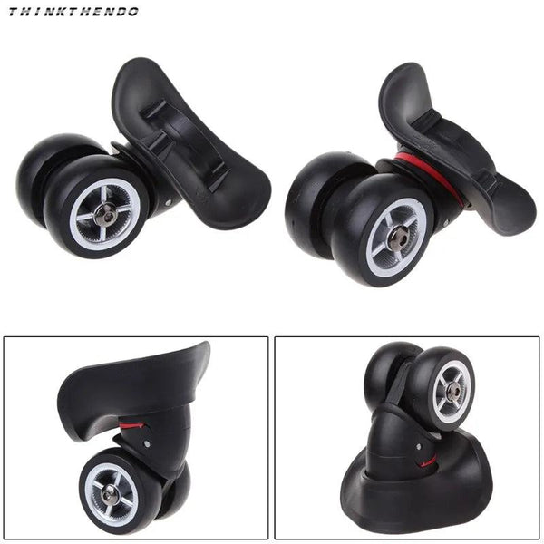 THINKTHENDO Hot New 2 Pcs Suitcase Luggage Accessories Universal 360 Degree Swivel Wheels Trolley Wheel High Quality 2018 - PST PS Tradings