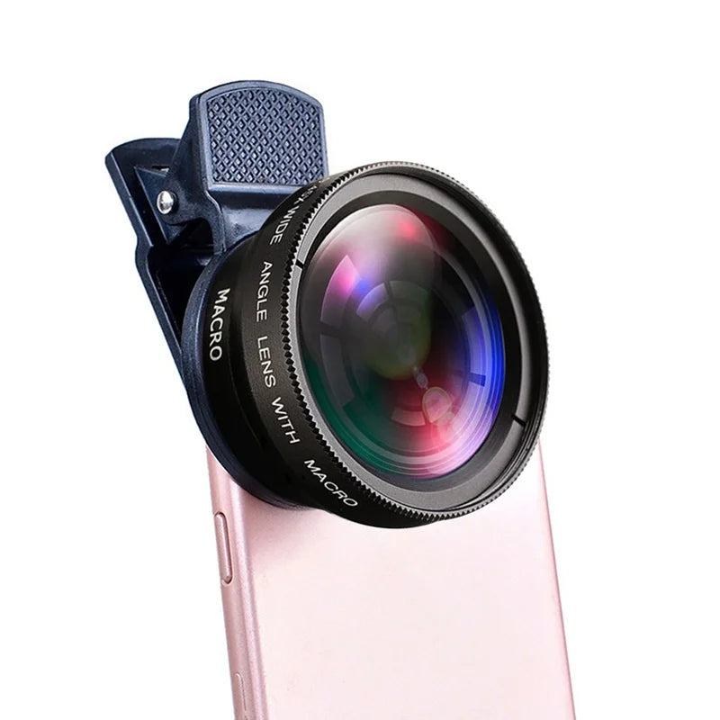 Tongdaytech Mobile Phone Lens 0.45x Super Wide Angle 12.5x Macro HD Camera Lens For iPhone 12 11 8 7 6 XS Huawei Xiaomi Samsung - PST PS Tradings  PST PS Tradings