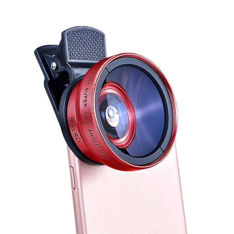 Tongdaytech Mobile Phone Lens 0.45x Super Wide Angle 12.5x Macro HD Camera Lens For iPhone 12 11 8 7 6 XS Huawei Xiaomi Samsung - PST PS Tradings  PST PS Tradings