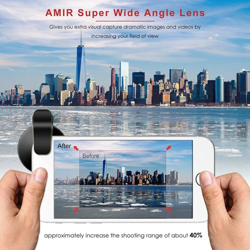 Tongdaytech Mobile Phone Lens 0.45x Super Wide Angle 12.5x Macro HD Camera Lens For iPhone 12 11 8 7 6 XS Huawei Xiaomi Samsung - PST PS Tradings  PST PS Tradings