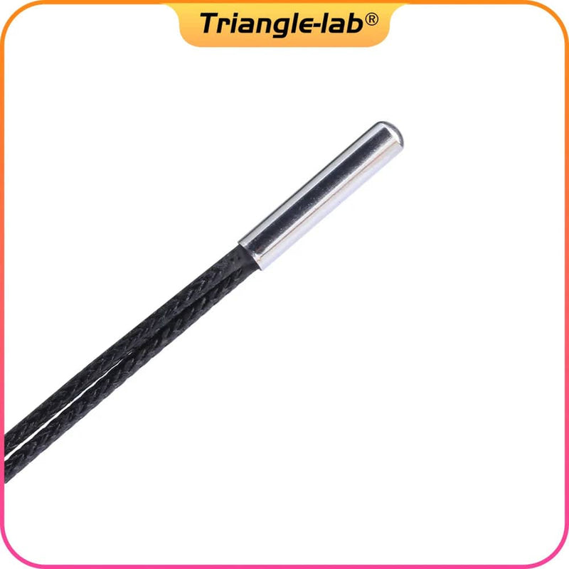 Trianglelab PT1000 Thermistor Cartridge for 3D printer Volcano/ v6 heater block UPTO 450C PEEK PEI PT100 printing