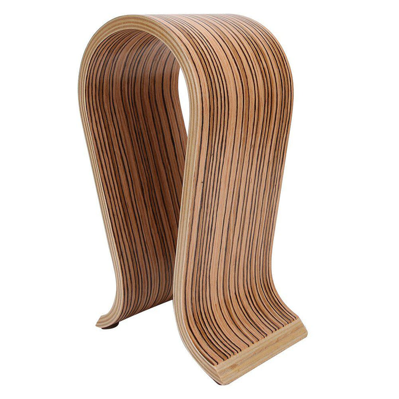 U-Shaped Wooden Headphones Stand