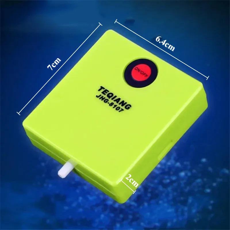 Ultra Silent Aquarium Air Pump Single Outlet Dry Cell Battery Operated Fish Tank  Air Compressor - PST PS Tradings