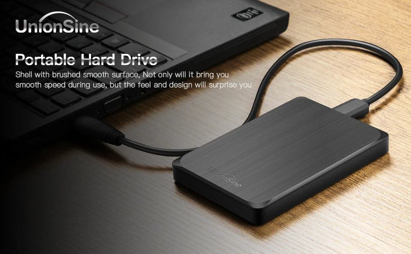 UnionSine HDD 2.5" 2/6 PCS Portable External Hard Drive 500gb/750GB/1TB USB3.0 Storage Compatible for PC, Mac, Desktop,Laptop,TV - PST PS Tradings