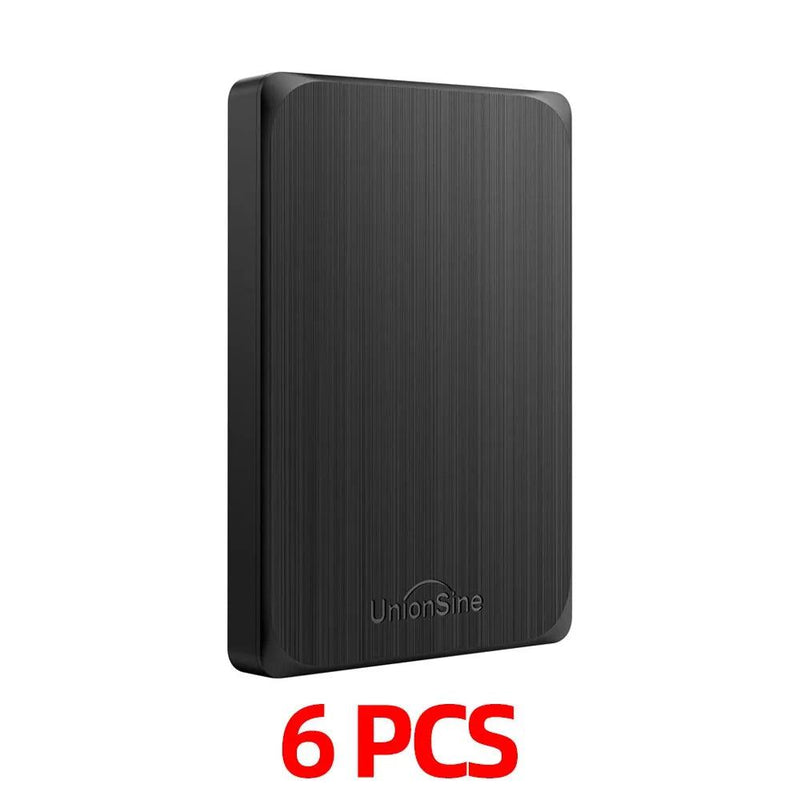 UnionSine HDD 2.5" 2/6 PCS Portable External Hard Drive 500gb/750GB/1TB USB3.0 Storage Compatible for PC, Mac, Desktop,Laptop,TV - PST PS Tradings