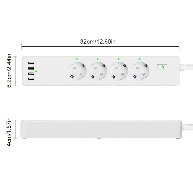 USB and EU Smart WiFi Power Strip