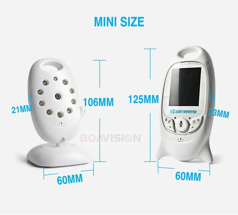 VB601 Video Baby Monitor Wireless 2.0'' LCD Babysitter 2 Way Talk Night Vision Temperature Security Nanny Camera 8 Lullabies - Property & Safety Tradings