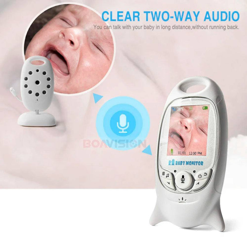 VB601 Video Baby Monitor Wireless 2.0'' LCD Babysitter 2 Way Talk Night Vision Temperature Security Nanny Camera 8 Lullabies - Property & Safety Tradings