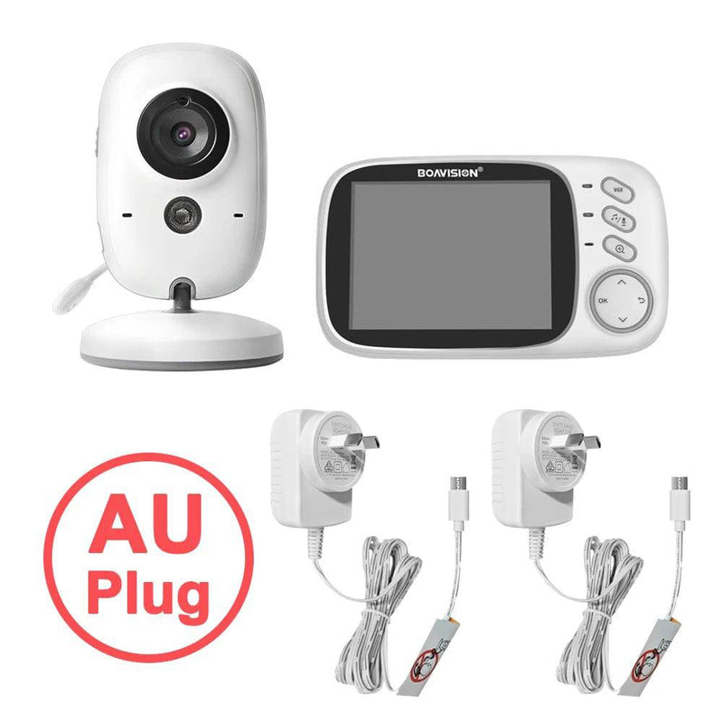 VB603 Video Baby Monitor 2.4G Wireless With 3.2 Inches LCD 2 Way Audio Talk Night Vision Surveillance Security Camera Babysitter - Property & Safety Tradings