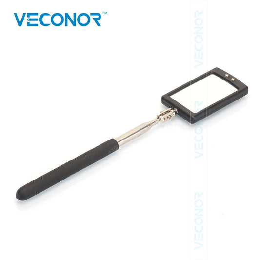 VECONOR Portable Telescoping Flexible Head Inspection Mirror with LED Light Adjustable 360 Degree Swivel Viewing Auto Hand Tools - PST PS Tradings