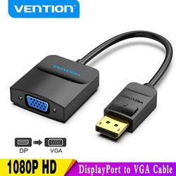 Vention Displayport to VGA Adapter 1080P Display Port Male to VGA Female Audio Converter for Projector HDTV DVDMonitor DP to VGA - Property & Safety Tradings