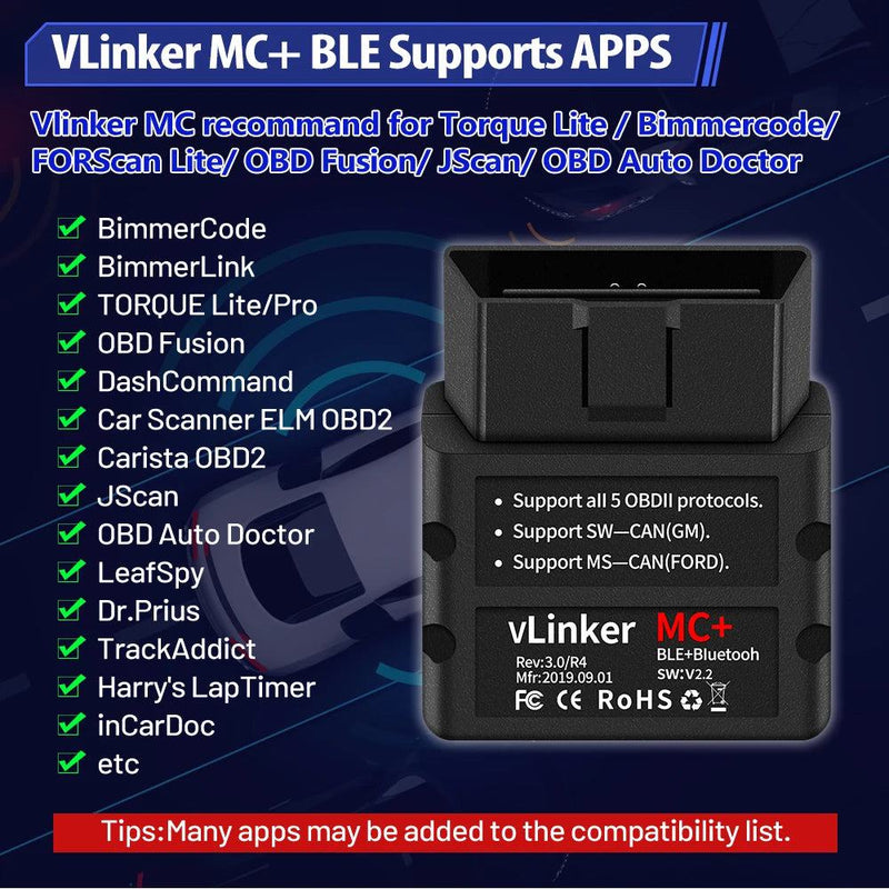 Vgate iCar Pro BT 4.0 OBD2 Scanner For Android/IOS Elm 327 WIFI Car Diagnostic Tool ELM327 V2.3 Code Reader Auto tool Vlinker MC - PST PS Tradings