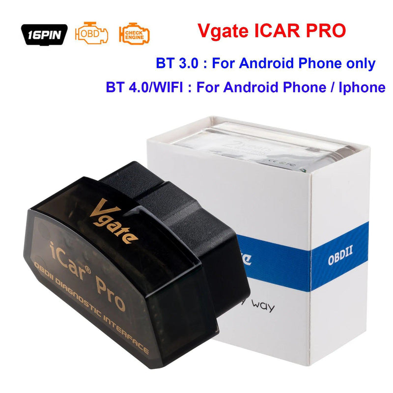 Vgate iCar Pro BT 4.0 OBD2 Scanner For Android/IOS Elm 327 WIFI Car Diagnostic Tool ELM327 V2.3 Code Reader Auto tool Vlinker MC - PST PS Tradings