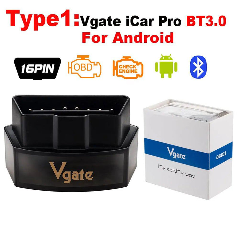 Vgate Vlinker MC iCar Pro Bluetooth-compatible 4.0/WIFI OBD2 Scanner For Android/IOS as icar2 ELM327 Auto Code Reader OBDII Tool - PST PS Tradings