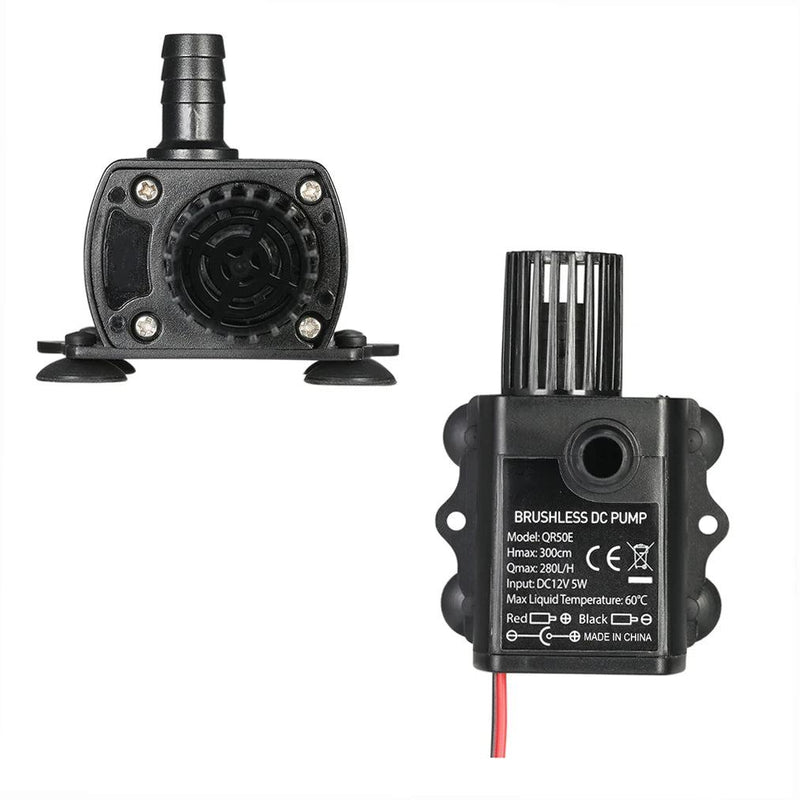 Water Pumps Ultra-quiet Mini USB 5V 4.8W Brushless Water Pump Waterproof Submersible Fountain For Garden Pond Camping - PST PS Tradings