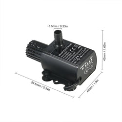 Water Pumps Ultra-quiet Mini USB 5V 4.8W Brushless Water Pump Waterproof Submersible Fountain For Garden Pond Camping - PST PS Tradings