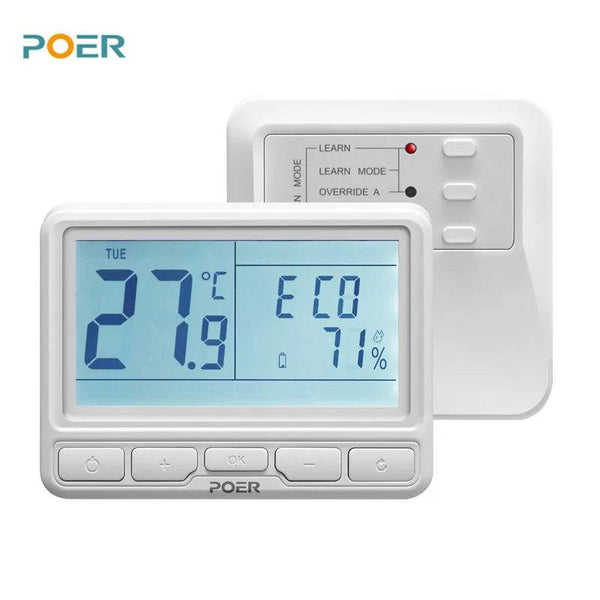 Wireless digital thermoregulator smart wifi heating thermostat temperature controller for gas boiler warm floor humidity sensor - Property & Safety Tradings