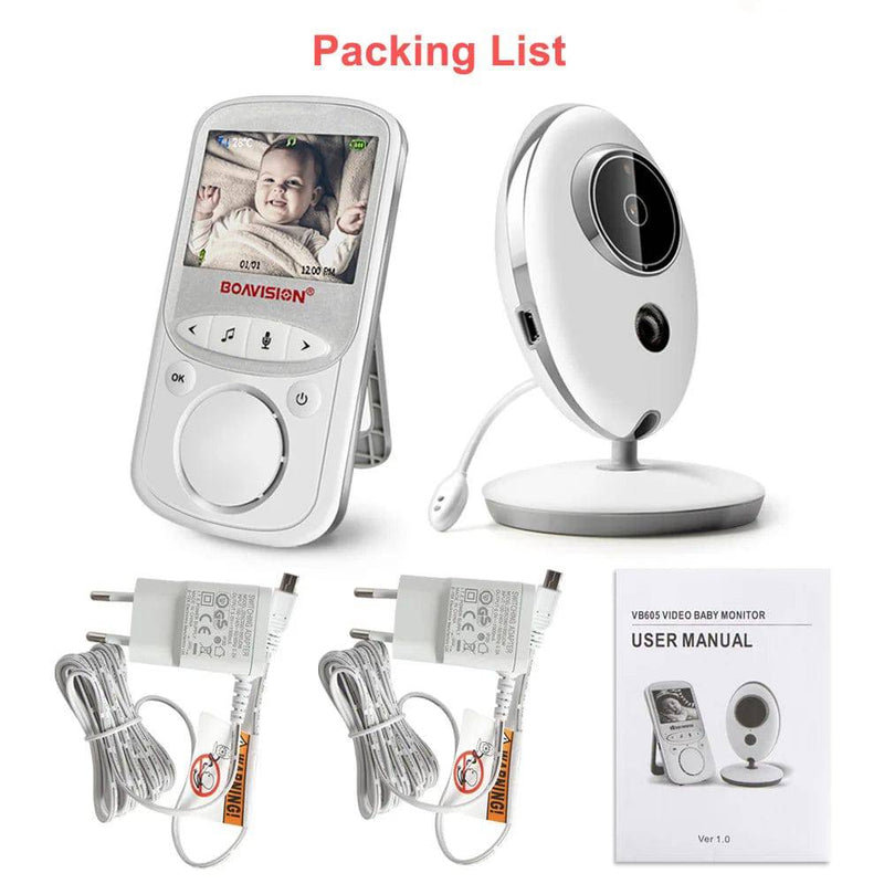 Wireless LCD Audio Video Baby Monitor VB605 Radio Nanny Music Intercom IR 24h Portable Baby Camera Baby Walkie Talkie Babysitter - Property & Safety Tradings