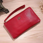 Women Long Casual Wallet Litchi Grain PU Leather Lady Zipper Phone Pocket Credit Card Holder Female Purse Coin Money Bag Clutch - PST PS Tradings