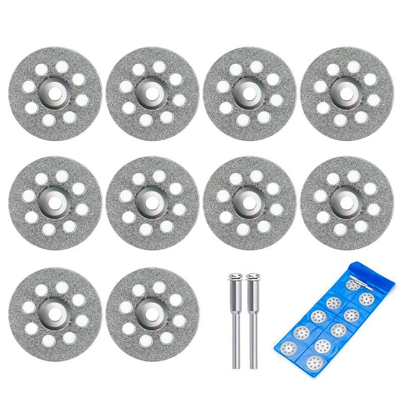 XCAN Diamond Saw Blade Diamond Cut off Disc for Dremel Rotary Tools 20mm 22mm 25mm 30mm With Mandrel Mini Cutting Disc - PST PS Tradings  PST PS Tradings