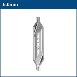 XCAN HSS Center Drills Bit 60 Degree Metal Drill Bit Power Tools Hole Drilling Hole Cutter 1.0/1.5/2.0/2.5/3.0/3.5/4.0/5.0mm - Property & Safety Tradings