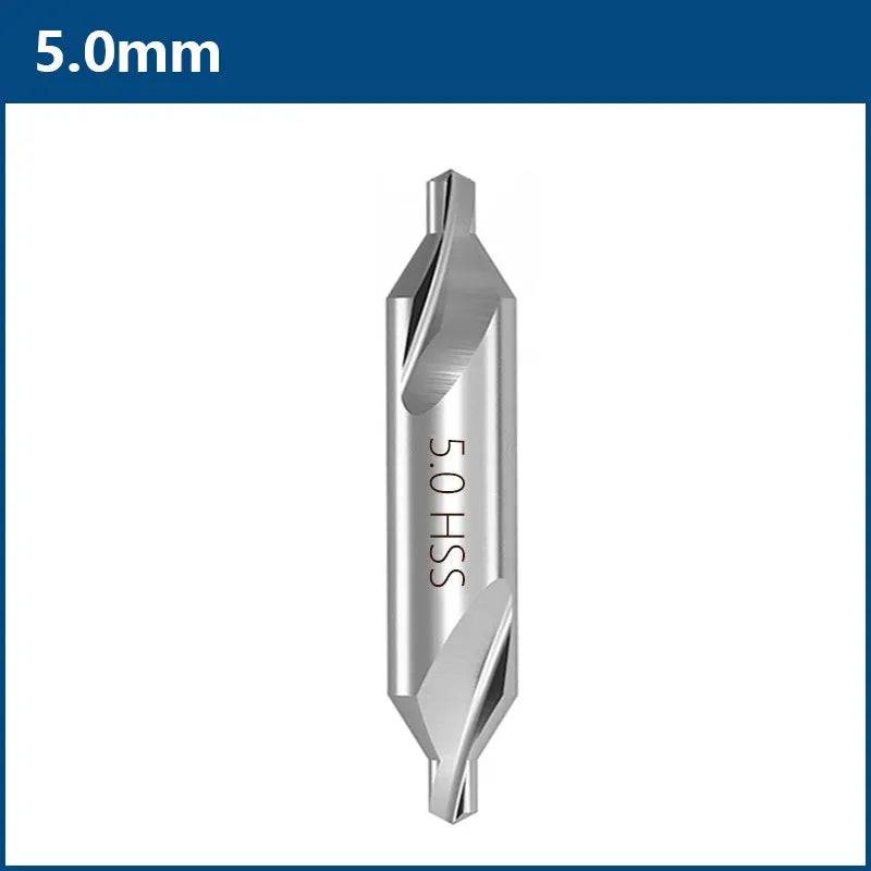 XCAN HSS Center Drills Bit 60 Degree Metal Drill Bit Power Tools Hole Drilling Hole Cutter 1.0/1.5/2.0/2.5/3.0/3.5/4.0/5.0mm - Property & Safety Tradings