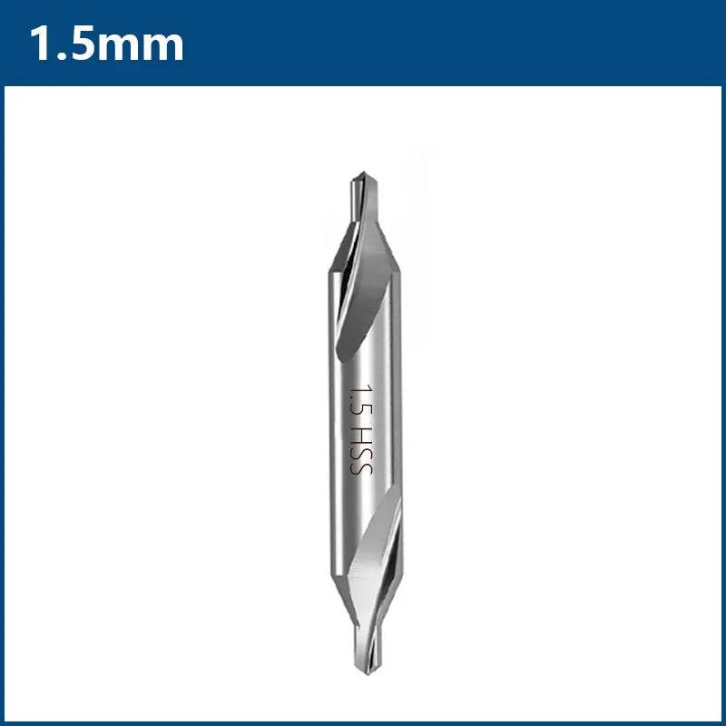 XCAN HSS Center Drills Bit 60 Degree Metal Drill Bit Power Tools Hole Drilling Hole Cutter 1.0/1.5/2.0/2.5/3.0/3.5/4.0/5.0mm - Property & Safety Tradings