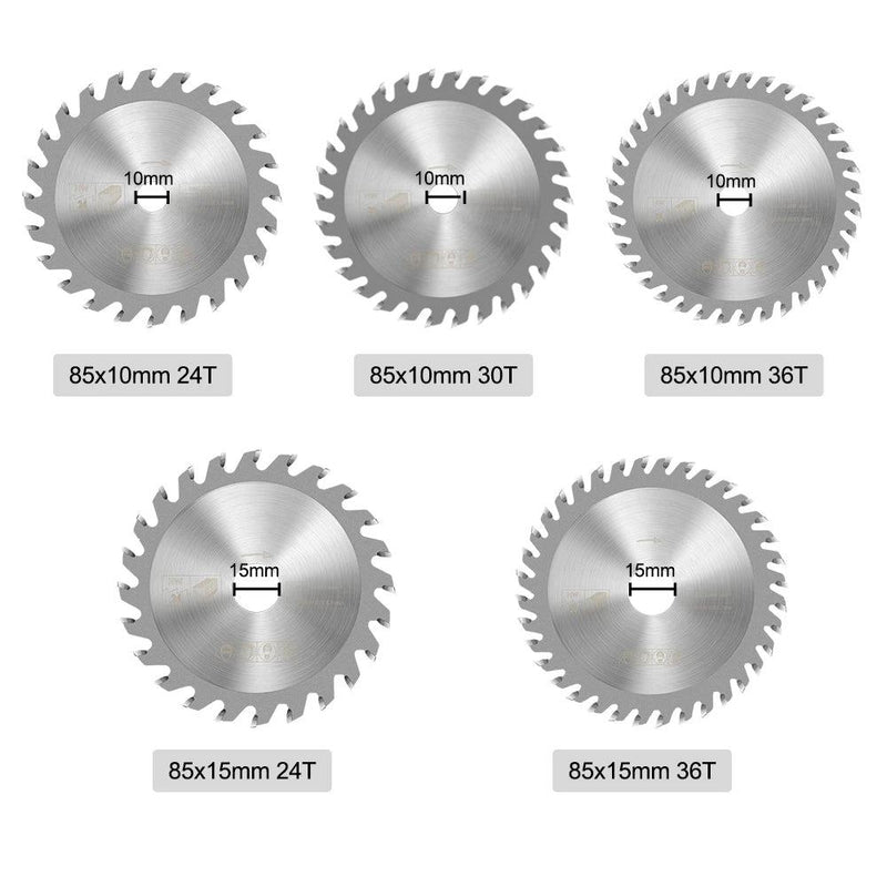 XCAN Mini Circular Saw Blade 1pc 85x10/15mm 24T 30T 36T High Quality Wood Cutting Blade Carbide Tipped Cutting Disc - PST PS Tradings  PST PS Tradings