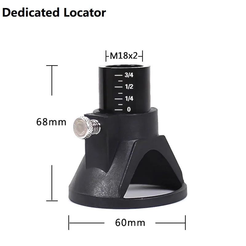 XCAN Rotary Tools Dedicated Locator Set Grinding Locator with Twist Drill Bit Wood Rotary Files Power Tools Accessories