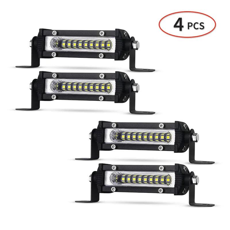 XINFOK 12V 24V LED Auto Offroad Spot Flood Combo Work Light for Truck Car SUV 4WD 4x4 Faros ATV Barra Headlights LED Light Bar - PST PS Tradings