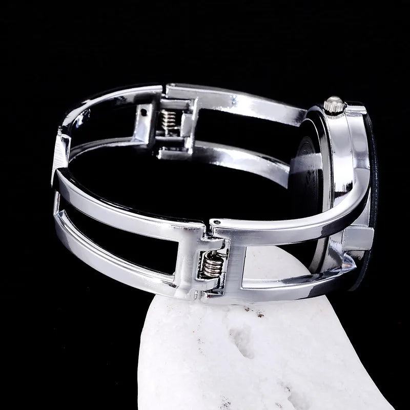 XINHUA Fashion Watches Women Stainless Steel Bracelet Bangle Rhinestone Luxury Party Dress Female Clock Relogios Feminino - PST PS Tradings