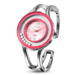 XINHUA Fashion Watches Women Stainless Steel Bracelet Bangle Rhinestone Luxury Party Dress Female Clock Relogios Feminino - PST PS Tradings