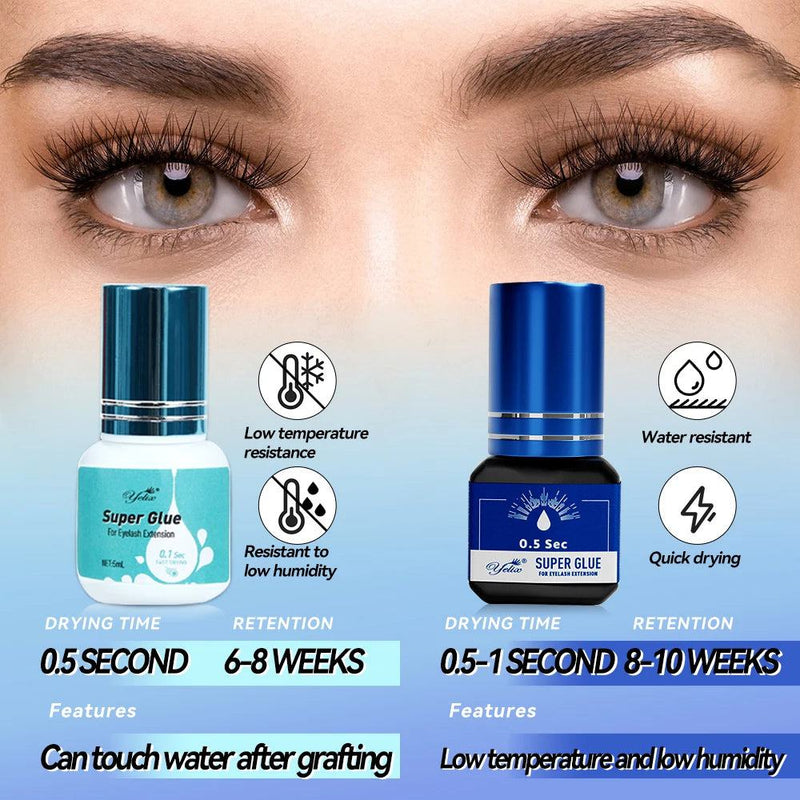 Yelix Eyelash Extension Glue 0.5-1 Sec Fast Dry Individual Lashes Glue Sensitive Eye Eyelash Glue Wholesale Customization