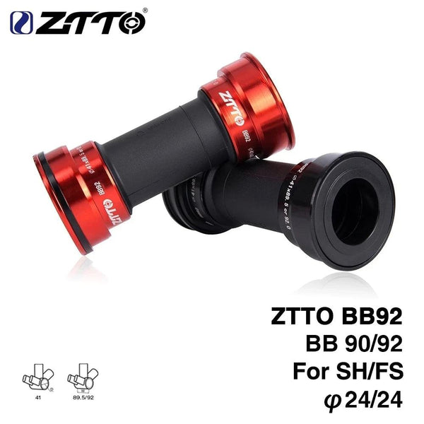 ZTTO BB92 MTB Press Fit Bottom Bracket 41mm Road Bike PF92 BB86 BB90 BB 24mm Crankset Chainset Crank Compatible BB72 SM BB71 41a - PST PS Tradings