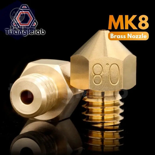 trianglelab Top quality Brass MK8 Nozzle for 3D printers hotend 1.75MM Filament  J-head cr10 heat block ender3 hotend m6 Thread       PST PS Tradings